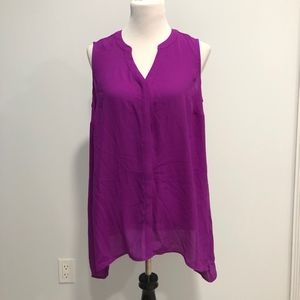 NWT Deep Magenta Low/High Tank top APT 9